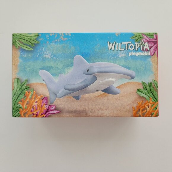 McDonald's Happy Meal toy - Playmobil Wiltopia Hammerhead Shark with Card, NEW - Picture 9 of 9